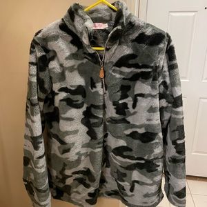 Camo gray  Fleece pullover